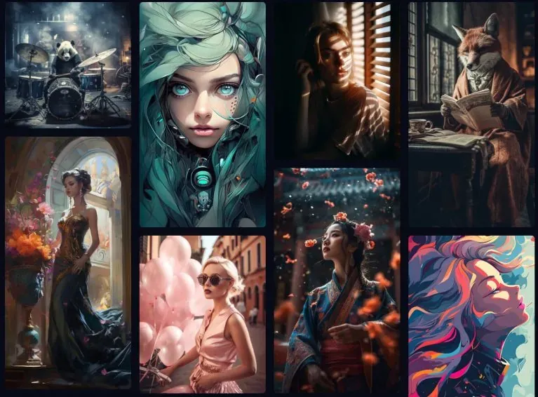 Images générées avec Midjourney