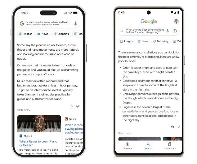 Réponses de Google Bard sur des questions de culture générale.
