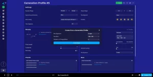 AIVA - Création d'une musique à partir d'un profil de génération.
