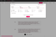 Sélection de la voix sur Fliki : plus de 900 voix dans 75 langues.