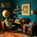 Image générée par Dall-E 2 - Chambre d'étudiant