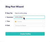 Copy.ai générateur d'articles de blog grâce à l'IA