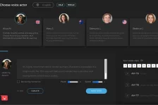 Synthesys : interface de génération d'une voix off